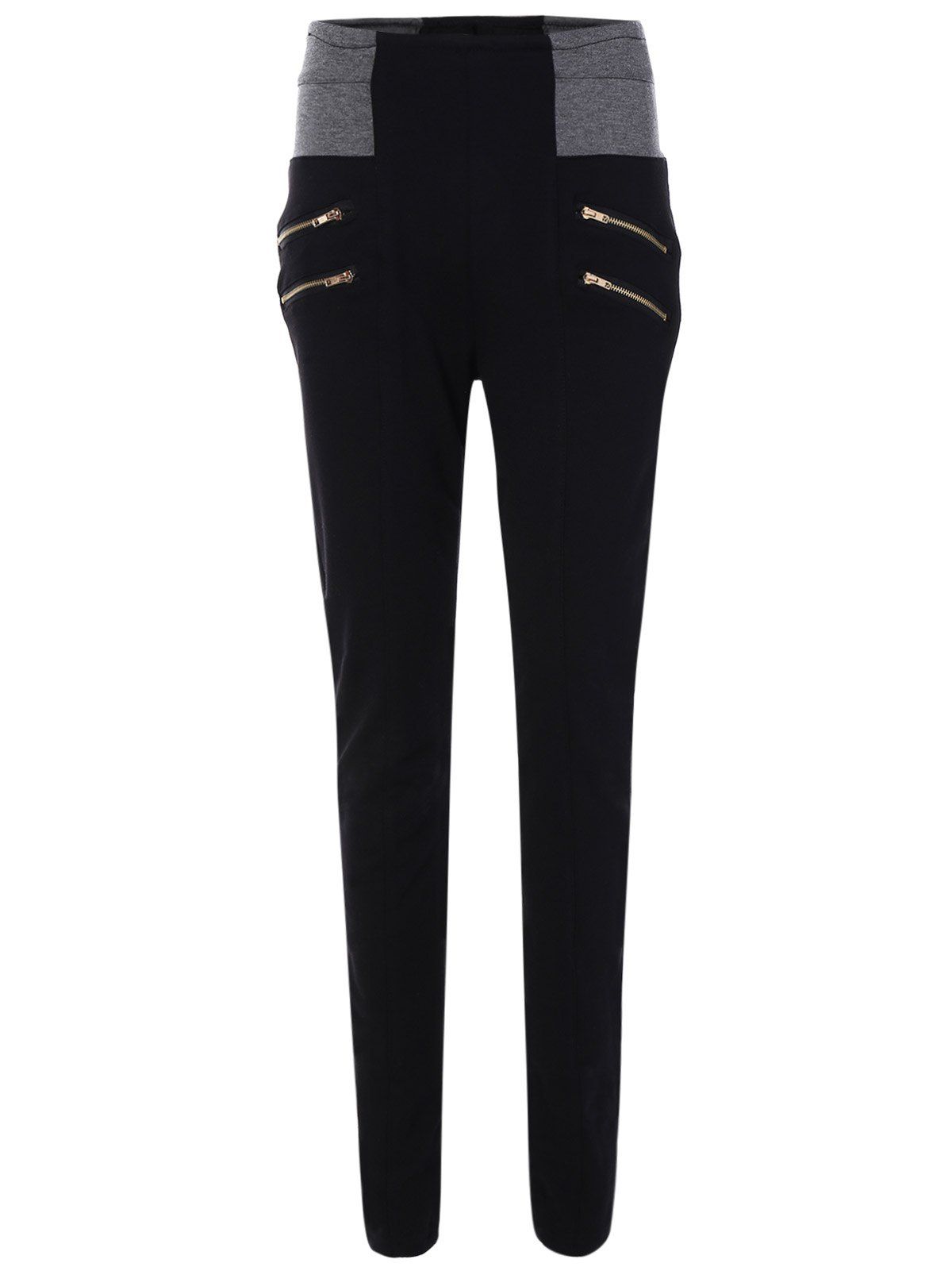 high waist pencil pants