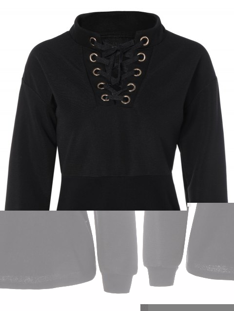 sweatshirt with a collar