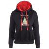 Graphic Hoodie de Noël - Noir S