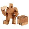 s 'Rubik  Cube 3D en bois Artisanat Robot Jouet Modèle - Bois 