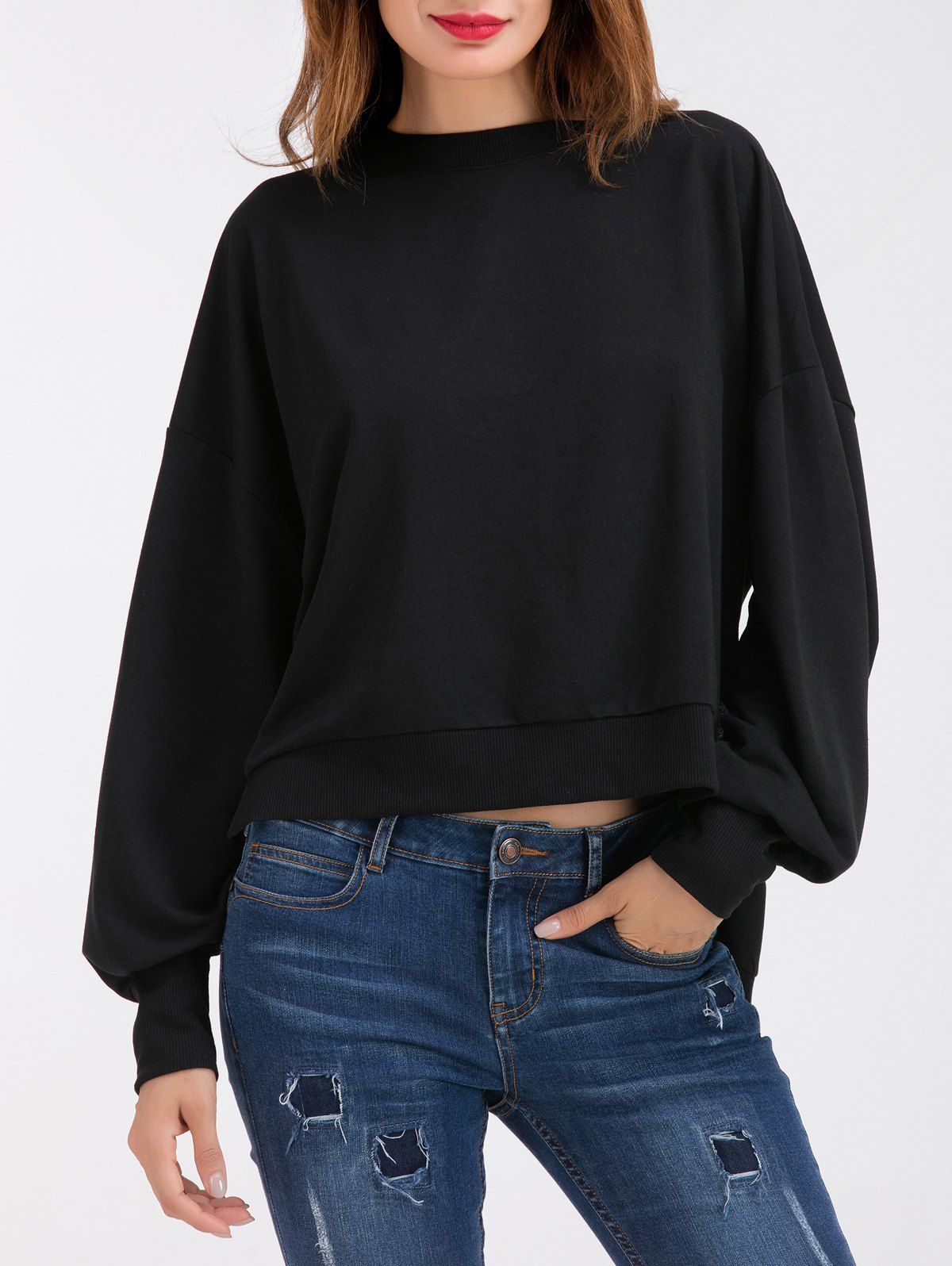 lcw erkek oversize sweatshirt