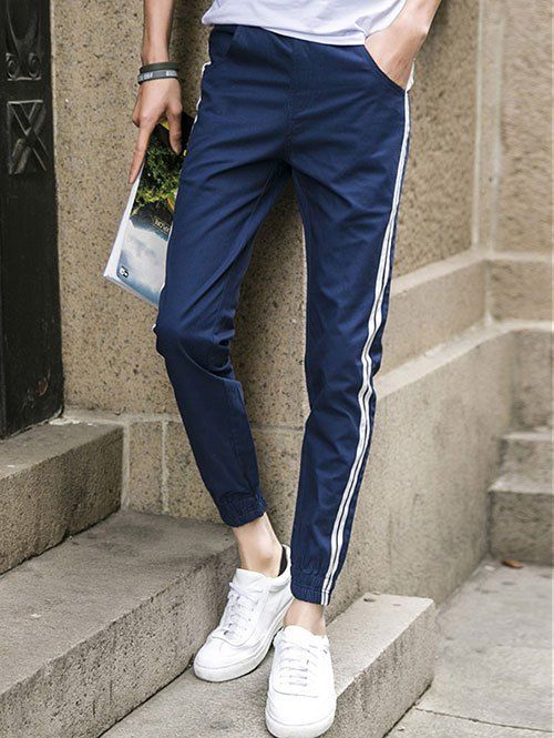 men's side stripe joggers