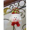 Snowman Mignon Hanging Doll Pendentif Décoration de Noël - Rouge et Blanc 