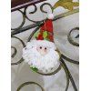 Cadeau du Père Noël Doll Pendentif Arbre de Noël Décoration - Rouge et Blanc 