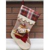 Arbre de Noël Décor de Santa Motif Enfants Sock Cadeau - multicolore 