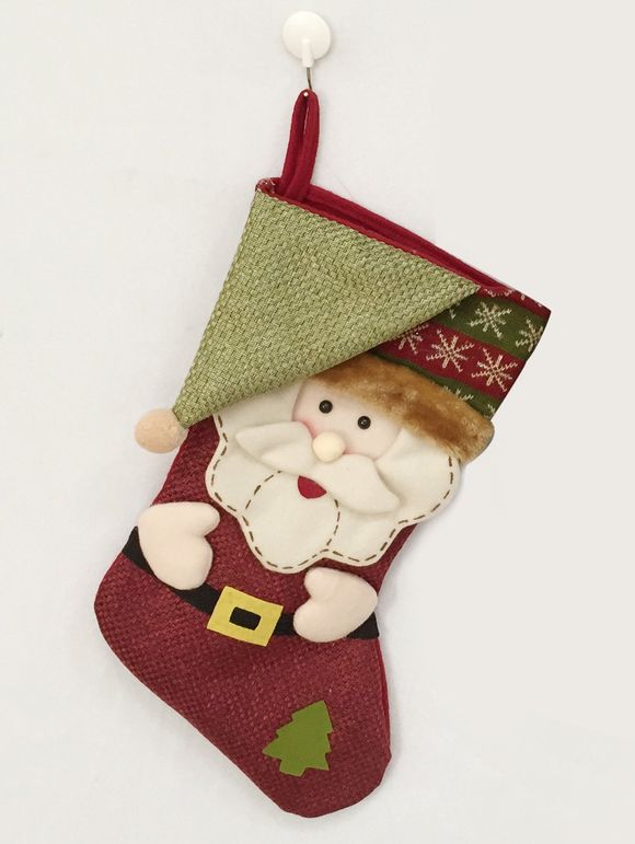 Chaussete décorative de Noël à cadeaux pour enfants - multicolore 