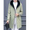 Manteau à capuche en laine mélangée - Pois Verts S