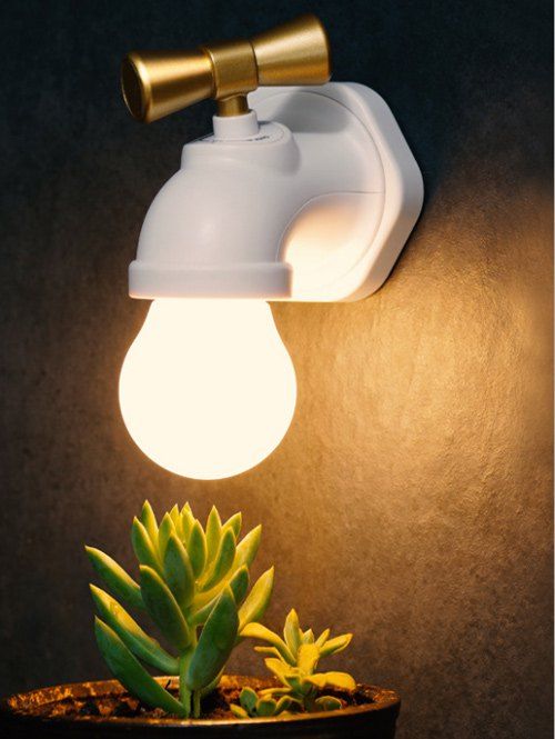 

Creative Faucet Sound Controller LED Night Light, White