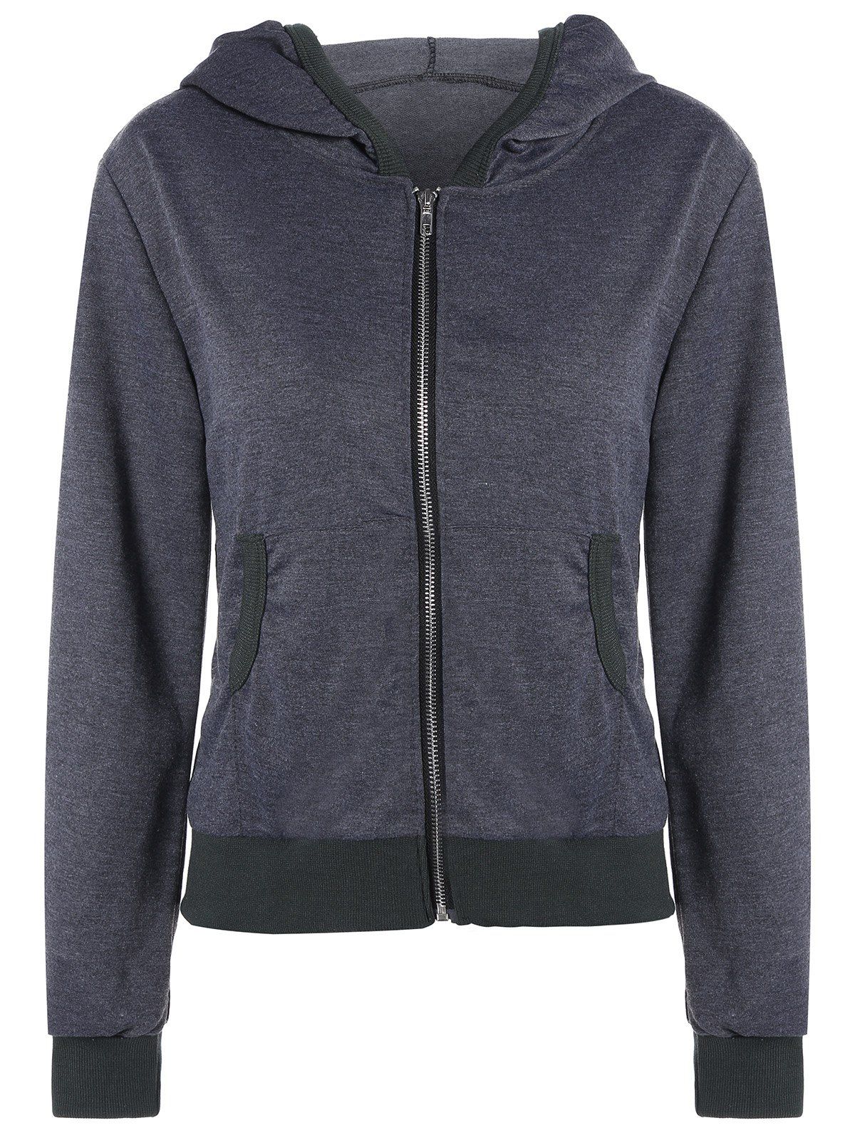 

Wing Graphic Hooded Jacket, Gray