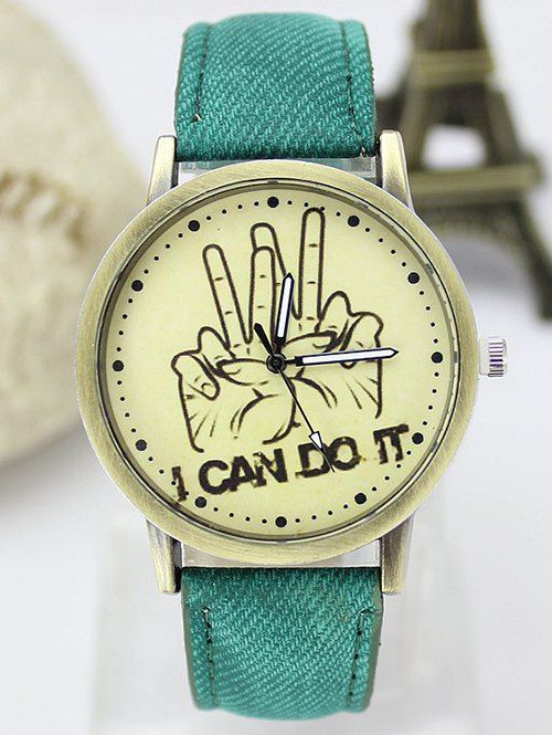 

Quartz Vintage Watch, Green