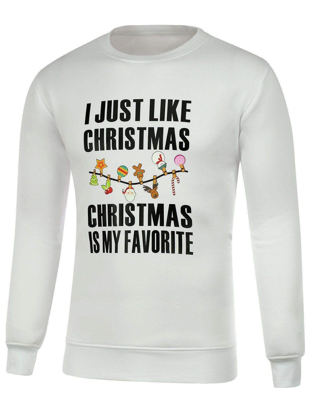 christmas crew neck sweatshirt