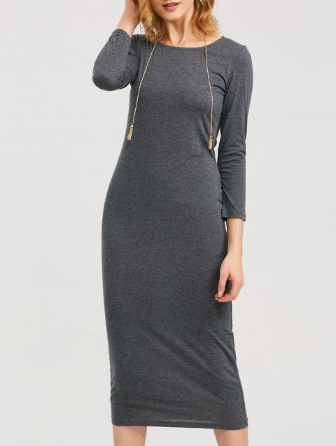 Calf Length Sheath Dress