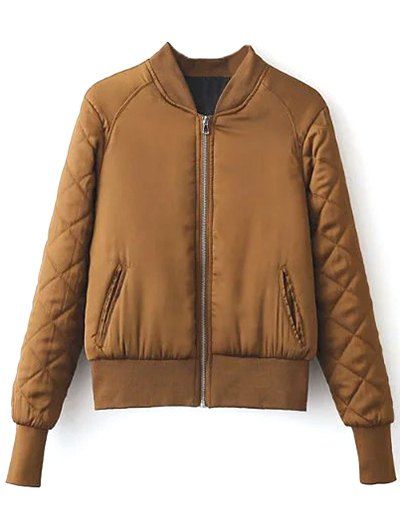 

Stand Neck Padded Jacket, Ginger