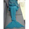Garder au chaud hiver Crochet Yarn Mermaid Blanket Throw - Pers 