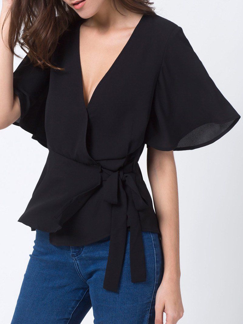 wrap black top