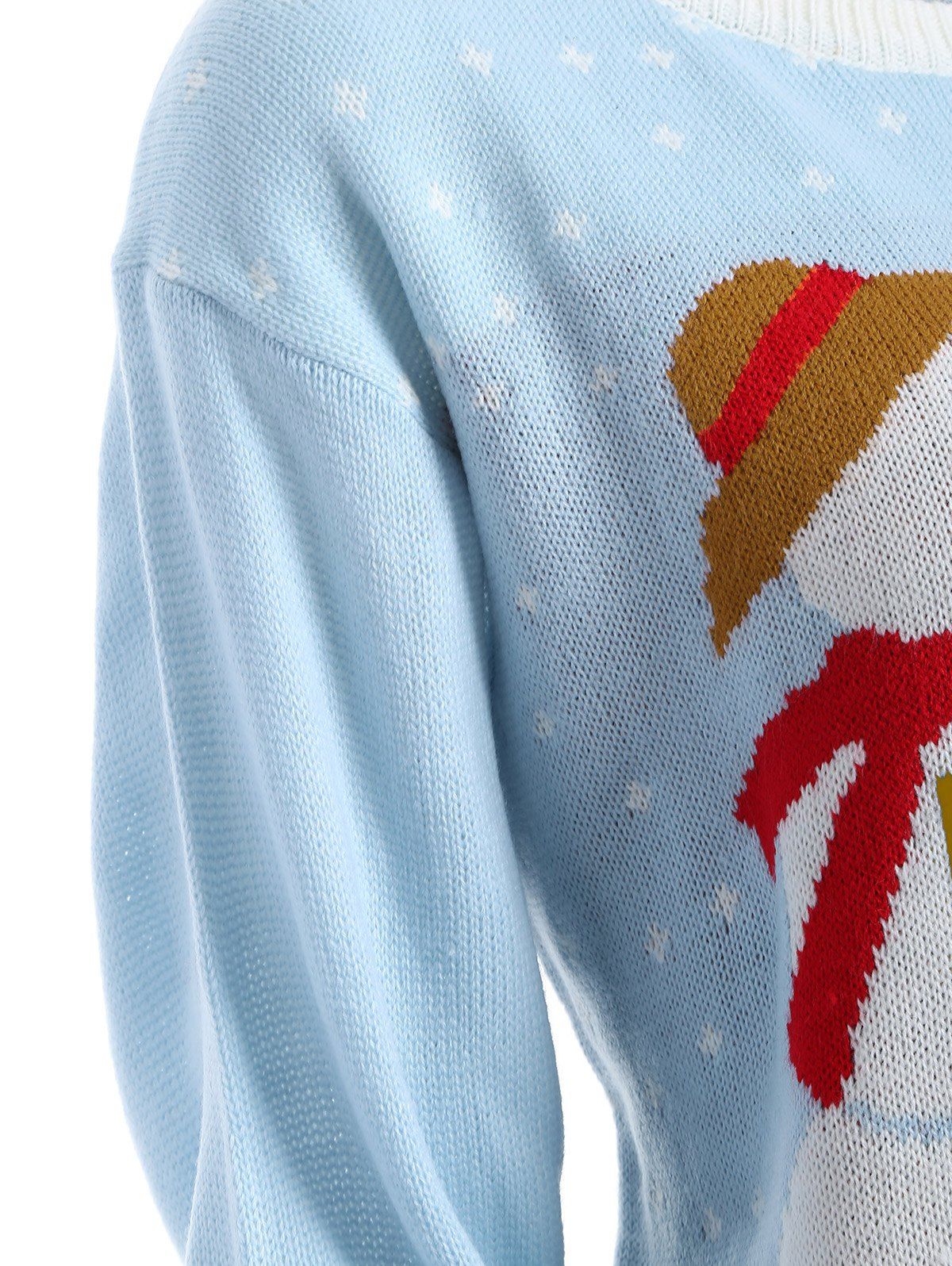 plus size snowman sweater