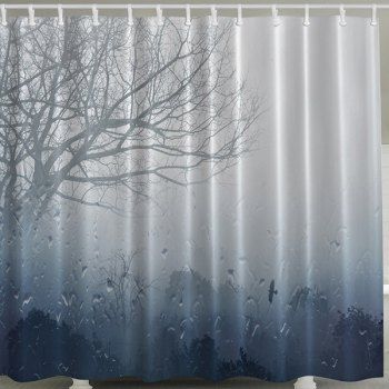 41 OFF 2024 Waterproof Polyester Shower Curtain With Hook In   1481160527728117785 