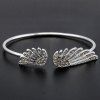 Bracelet ailes d'ange  en pierre - Argent 
