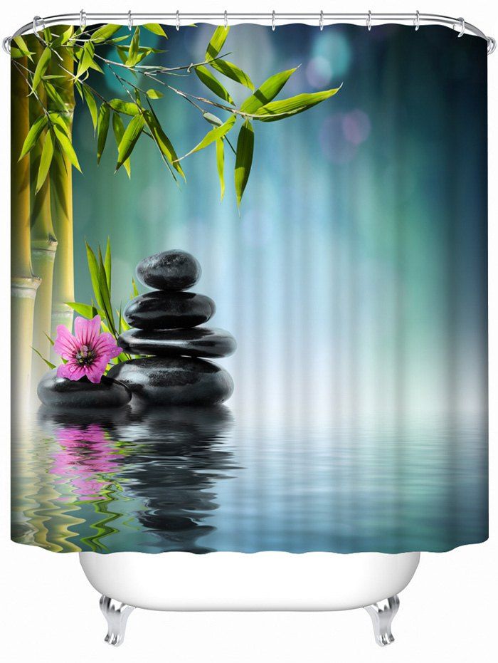 

Waterproof Nature Landscape Bath Shower Curtain, Colormix