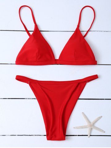Spaghetti Strap Low Waisted Bikini Swimwear