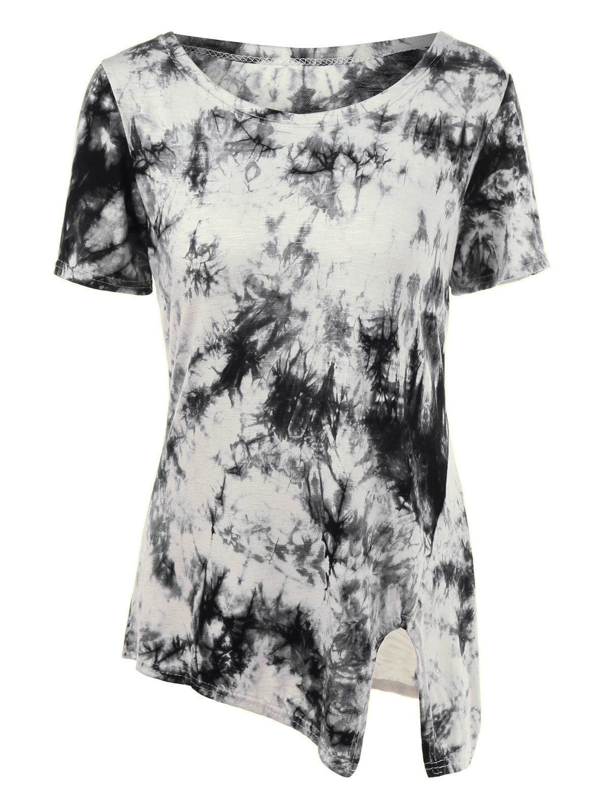 [41% OFF] 2020 Tie-Dyed Plus Size T-Shirt In COLORMIX | DressLily