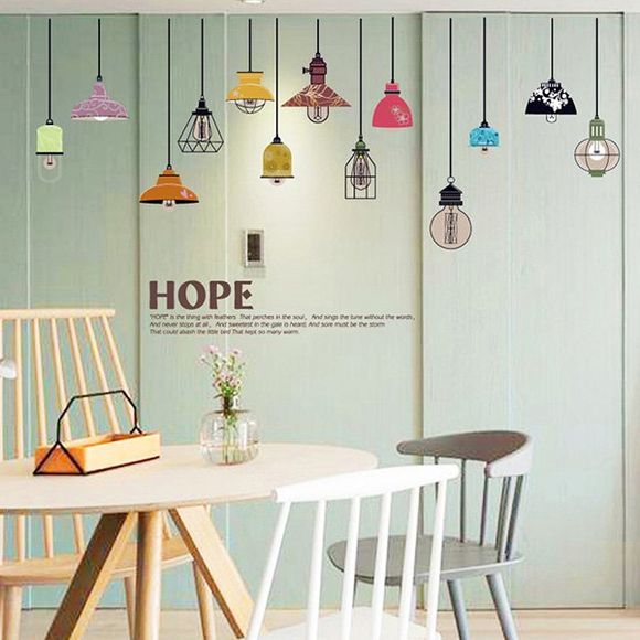 Colorful droplight Stickers muraux Pour Living Room - coloré 