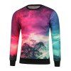Arbre Imprimé ras du cou Galaxy Sweatshirt - multicolore XL