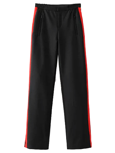 

Color Block Active Pants, Black