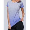 T-shirt actif ombre - Bleu Violet L
