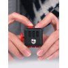Anti Irritabilité Pression Soulager Fidget Cube Toy Desk - Rouge et Noir 