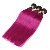 1 Pc 8A Virgin Brazilian Silky droite Weave cheveux - multicolore 10INCH