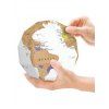 Globe Terrestre 3D à Gratter pour Voyage - Blanc 