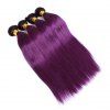 1 Pc / Lot Silky droite 8A Virgin Brazilian Hair Weave - multicolore 26INCH