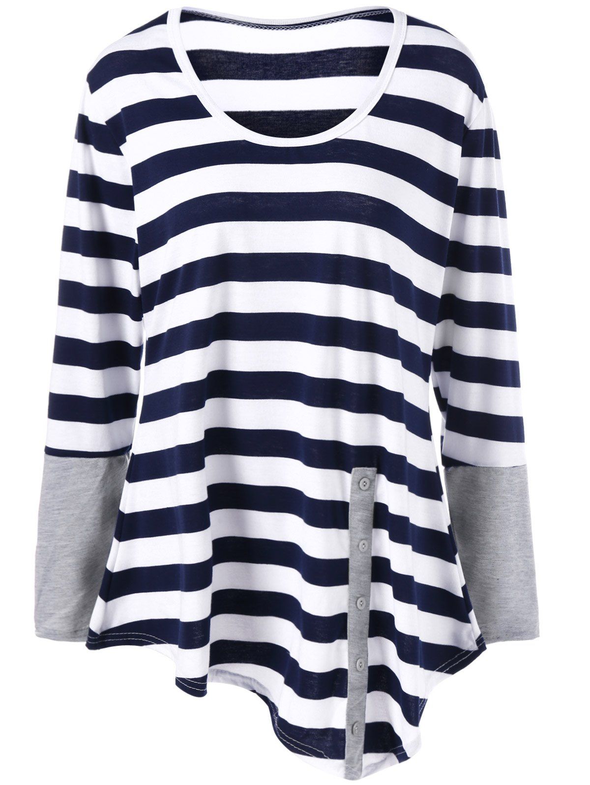 plus size stripe shirt