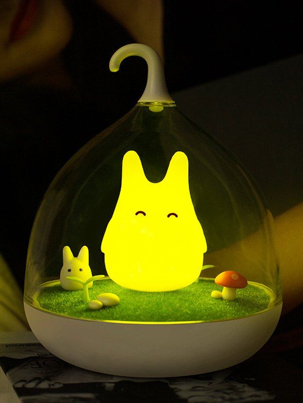 

Cartoon USB Recharge Touch Sensor LED Birdcage Night Light, Yellow