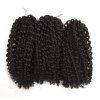 Court synthétique Fluffy Curly Hair Extension - Noir 