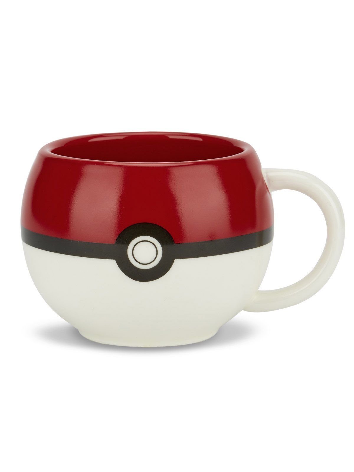 

Ceramic Drinkware Cartoon Coffee Water Mug, Red with white