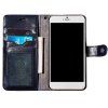 Etui-Portefeuille avec Compartiment pour Cartes en Simili Cuir pour iPhone - Bleu profond FOR IPHONE 7
