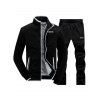 Zip Up flocage Graphic Jacket et Sweatpants - Noir M
