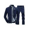 Zip Up flocage Graphic Jacket et Sweatpants - Cadetblue M