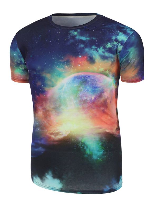 Ras du cou Galaxy T-shirt - multicolore S