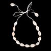 Adjustable Shell Choker Necklace - WHITE 