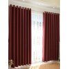 Home Decor Shading Blackout Perforated Window Curtain - Brique rouge 100*270CM