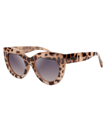 Élégant Trendsetter Cat Eye Sunglasses - Léopard 