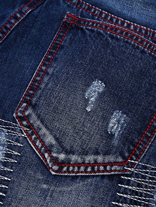 repaired jeans