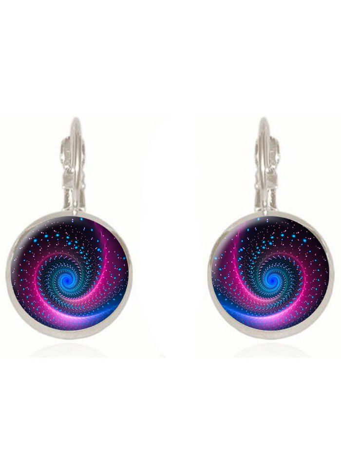 

Faux Gem Starry Sky Drop Earrings, Silver