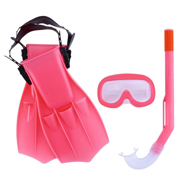 Bestway Sports aquatiques Natation Masque Flippers Snorkel Set - Rose Rouge 