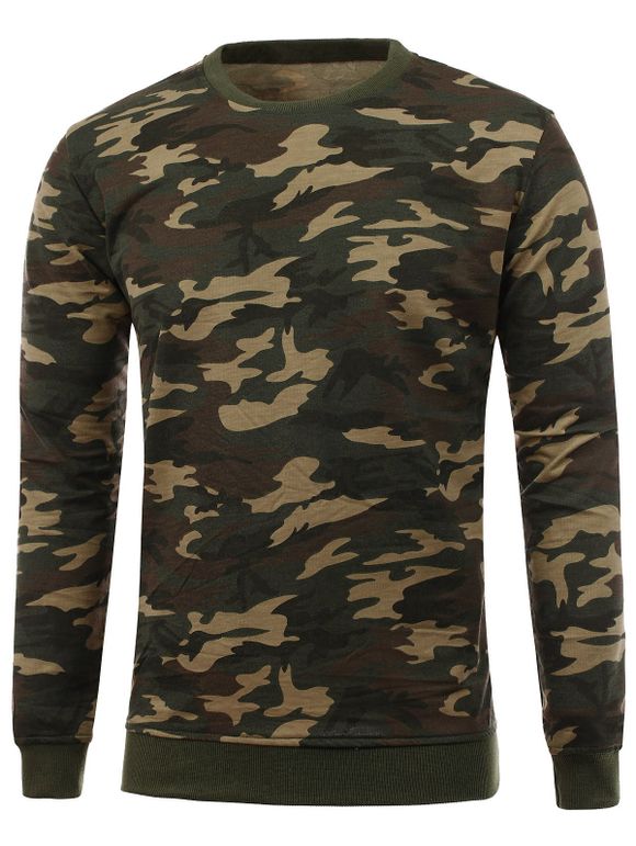 Crewneck Sweatshirt Camo - Camouflage L