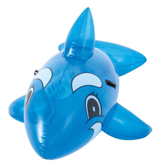 Baleine gonflable avec poignée - Bleu clair 