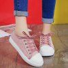 Tie Up Suede Shoes Athletic - Rose 38